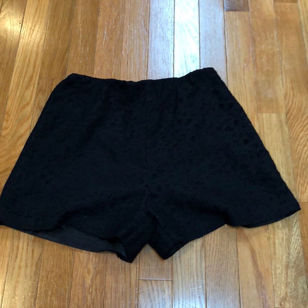 High Waist Lace AQUA Shorts